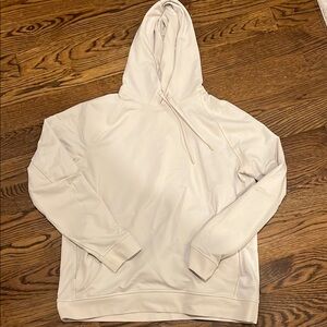 Lululemon Men's White Hoodie Sweater